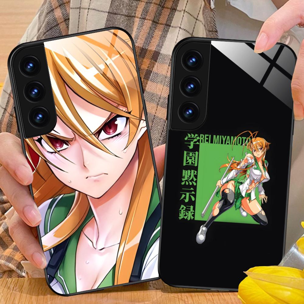 Чехол для телефона Highschool Rei Miyamoto для Samsung Galaxy S26 S25 S24 S23 S22 S21 S20 Note20 Plus FE Ultra Стеклянная цветная крышка