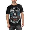 Мужская футболка JOISOMI Waylon Jennings с коротким рукавом для мужчин, футболки для тренировок, футболки для бега