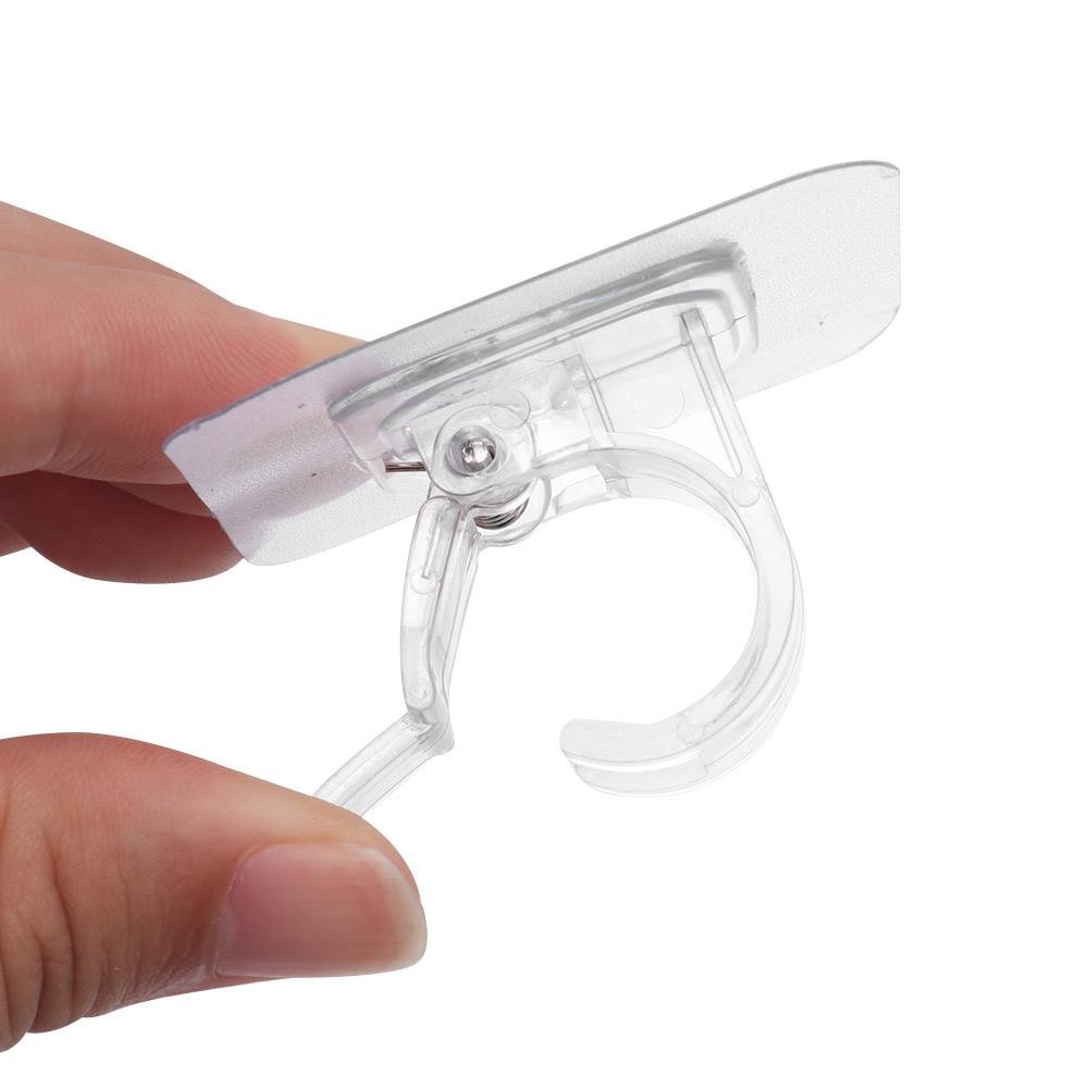 6 шт. самоклеящиеся кронштейны для карнизов без сверления, настенное крепление, держатель карниза для штор