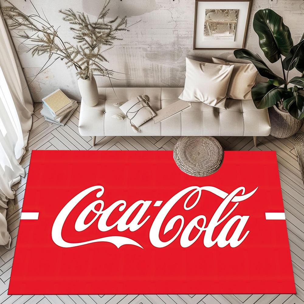 Квадратные коврики Coca-cola Classic с крышками — отличный выбор для гостиных, спален, домашнего декора и в качестве подарков.