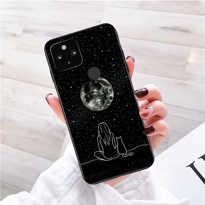Чехол для телефона с черным котом для Google Pixel 7 Pro 7 6A 6 Pro 5A 4A 3A Pixel 4 XL Pixel 5 6 4 3 XL 3A XL 2 XL