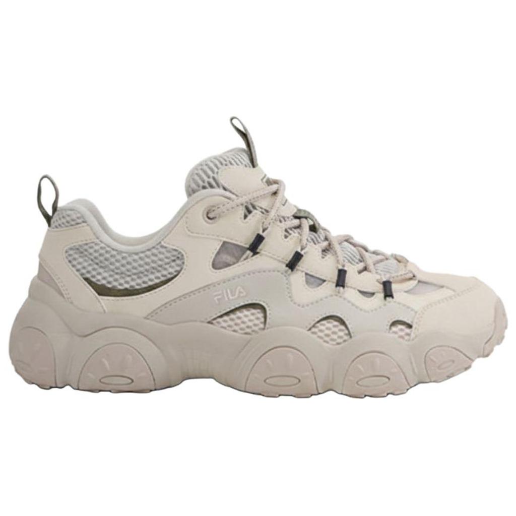Fila FLUID 7 Противоскользящие, Дышащие, Легкие, Увеличивающие рост Низкие Кроссовки на массивной подошве Мужские Серый Белый F12M632103FTW