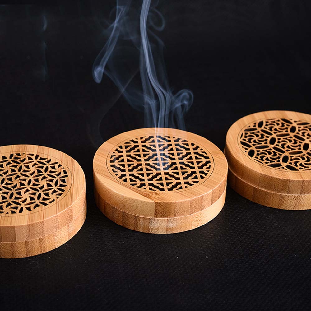 Yoga Studio Buddhist Coils Incense Home Decor Desktop Ornament Incense Holder Censer Ash Catcher