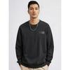 Liquid Ammonia Double-Sided Mercerized Long-Staple Cotton Sweatshirt Men 2024 New Spring and Autumn round Neck Export Men Casual Jacket