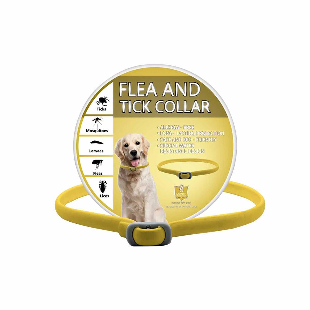 Ошейник от клещей для собак – эффективный против – водонепроницаемый и регулируемый Tick с натуральными ингредиентами
