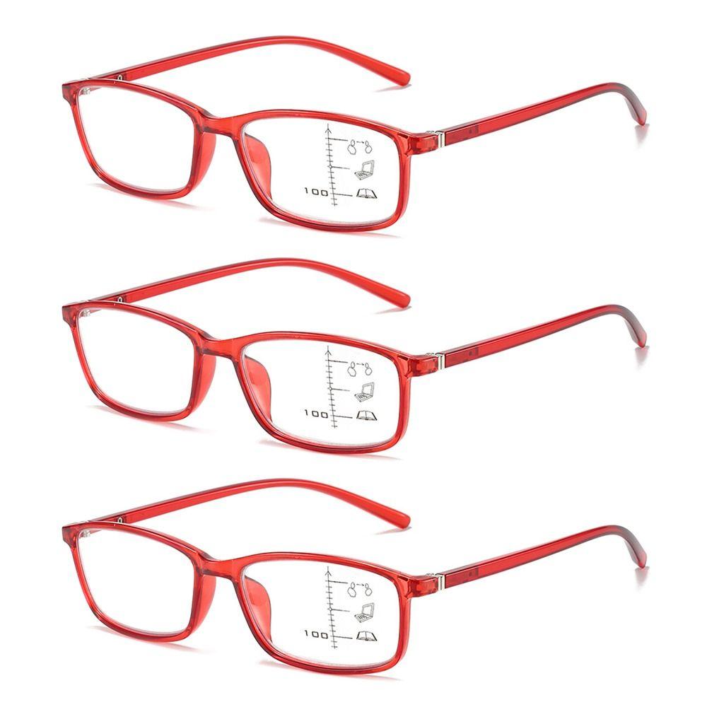Простые очки для защиты глаз от синего света, очки для чтения с прогрессивными мультифокальными линзами, ультралегкие очки