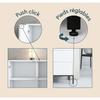 Buffet Bahut 2 portes et 3 tiroirs | 150 x 80 x 41 cm | Couleur Blanc | Finition mate | Rangement | Serena