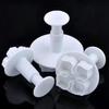 Kitchen Baking Tools 3Pcs/Set Silicone Hydrangea Fondant Cake Decorating Plunger Cutter Flower Blossom Mold Home Cake Tools