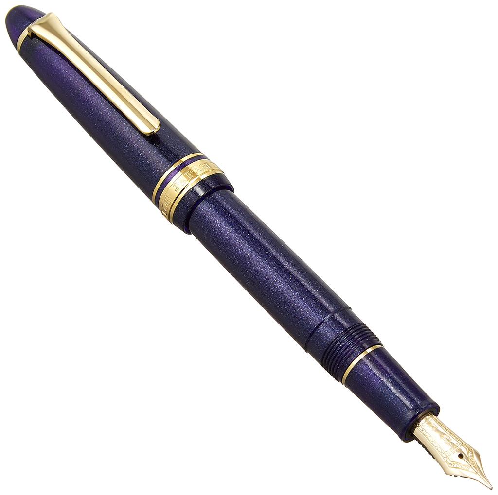 Sailor fountain pen Profit Light Gold Trim Shining Blue Medium Point 11-1038-440