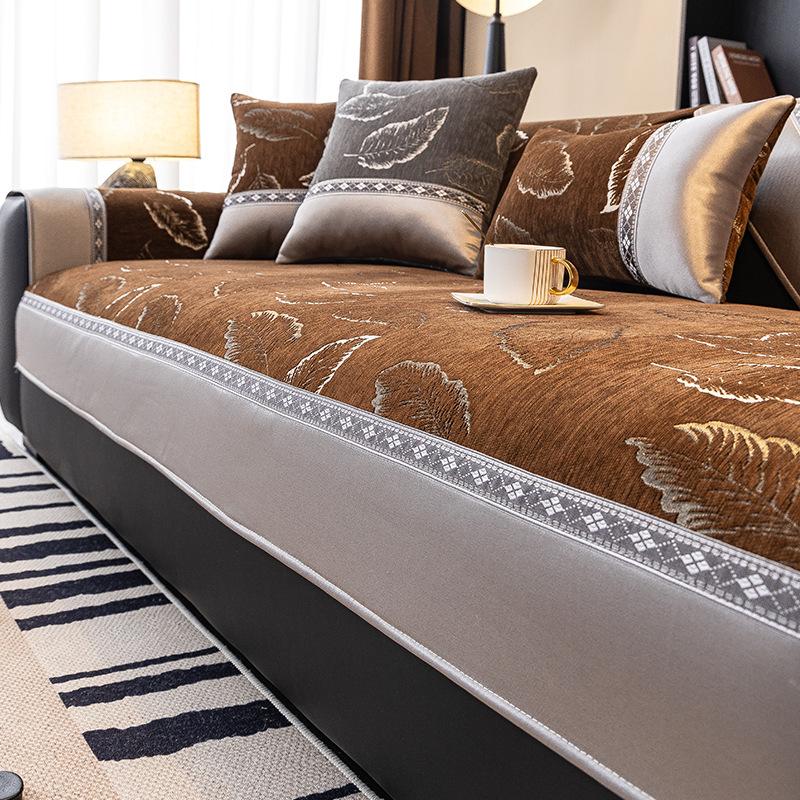 Modern Simple And High-End Chenille Sofa Cushion New Four-Season Universal Sofa Cover Cushion Cross-Border