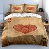 Vintage Ace of Hearts Bedding Set Bedding set (1 duvet cover, 2 pillowcases, duvet not included)