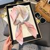 New versatile fashion silk small square scarf professional scarf silk scarf spring and summer matching scarf temperament simple silk scarf
