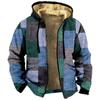 Men's Print Jacket Men's Spring And Autumn Casual Trend Zipper Hooded Jacket