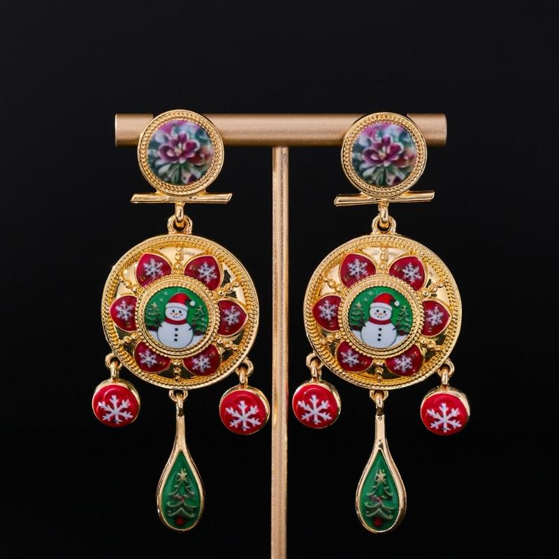 Elegant Vintage Royal Style Earrings With Peace Doves Charm And Delicate Bell Design Stylish Ear Pendant For Women