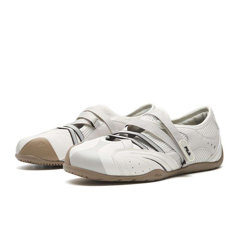 Sandals FILA TURBO SANDAL Breathable Lightweight Low top Casual Shoes Women's Standard White/Plain Gray