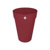ELHO Pot de fleurs Loft Urban Rond - Haut 42 - Rouge - Ø 42 x H 56 cm - Extérieur - 100% recyclé