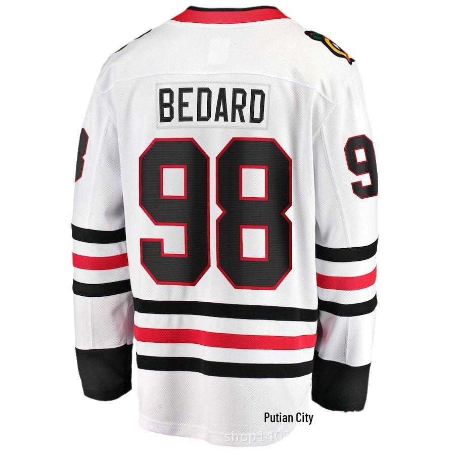 Stephen Gilmore Blackhawks #18 Jersey - Connor Bedard #98 Chicago Movie Theme