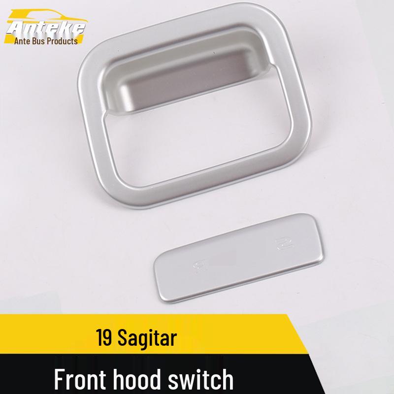 19 Model Sagitar Front Hood Switch & Passenger Glove Box Handle Decorative Stickers