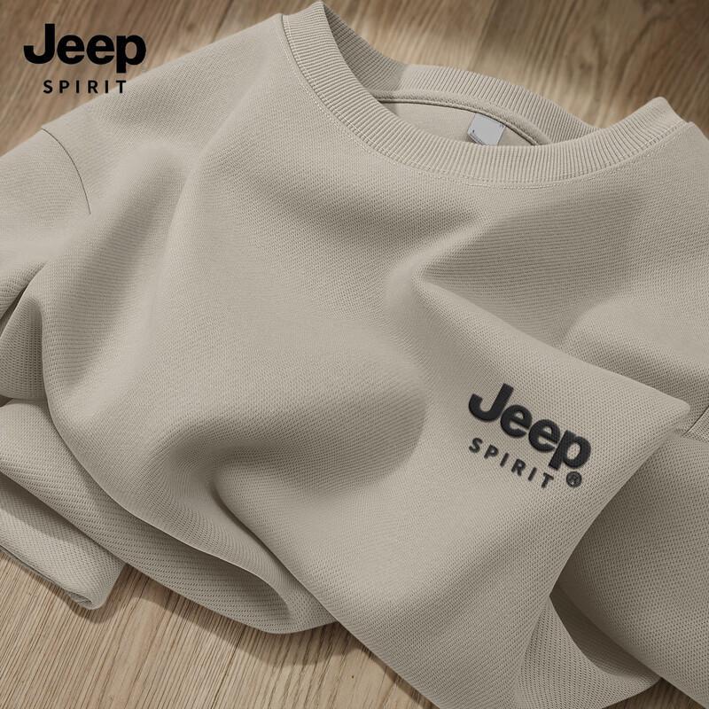 JEEP SPIRIT Men's 2025 Casual Crew Neck Sweatshirt