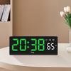 Voice Control Digital Alarm Clock TEMP Week 2 Alarm USB Powered Always On DST Snooze Table Clock Night Mode 12/24H LED Clock