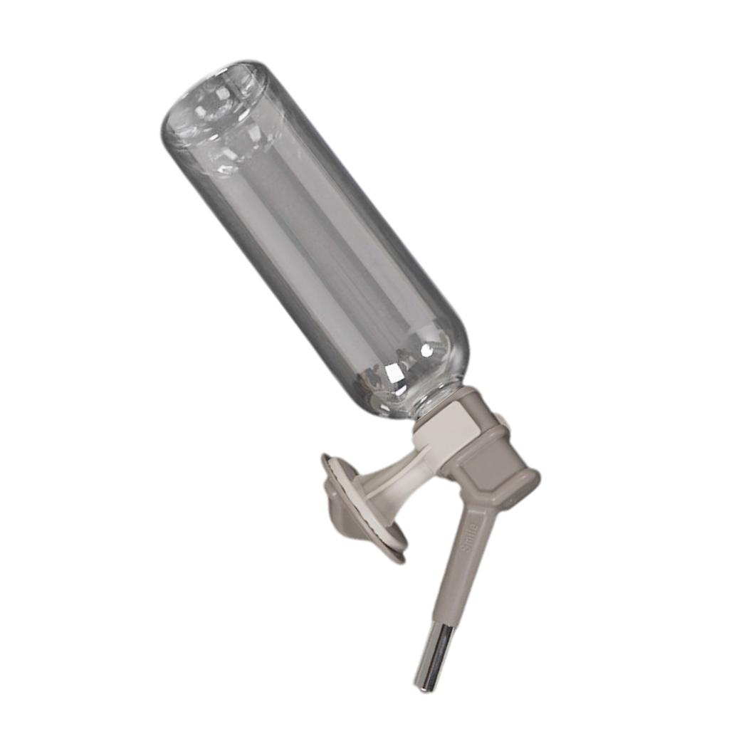 490 мл Подвесная бутылка для воды для питомца с вращающимся на 360 градусов герметичным носиком для маленьких собак, кошек, для использования в помещении, на улице, в питомнике