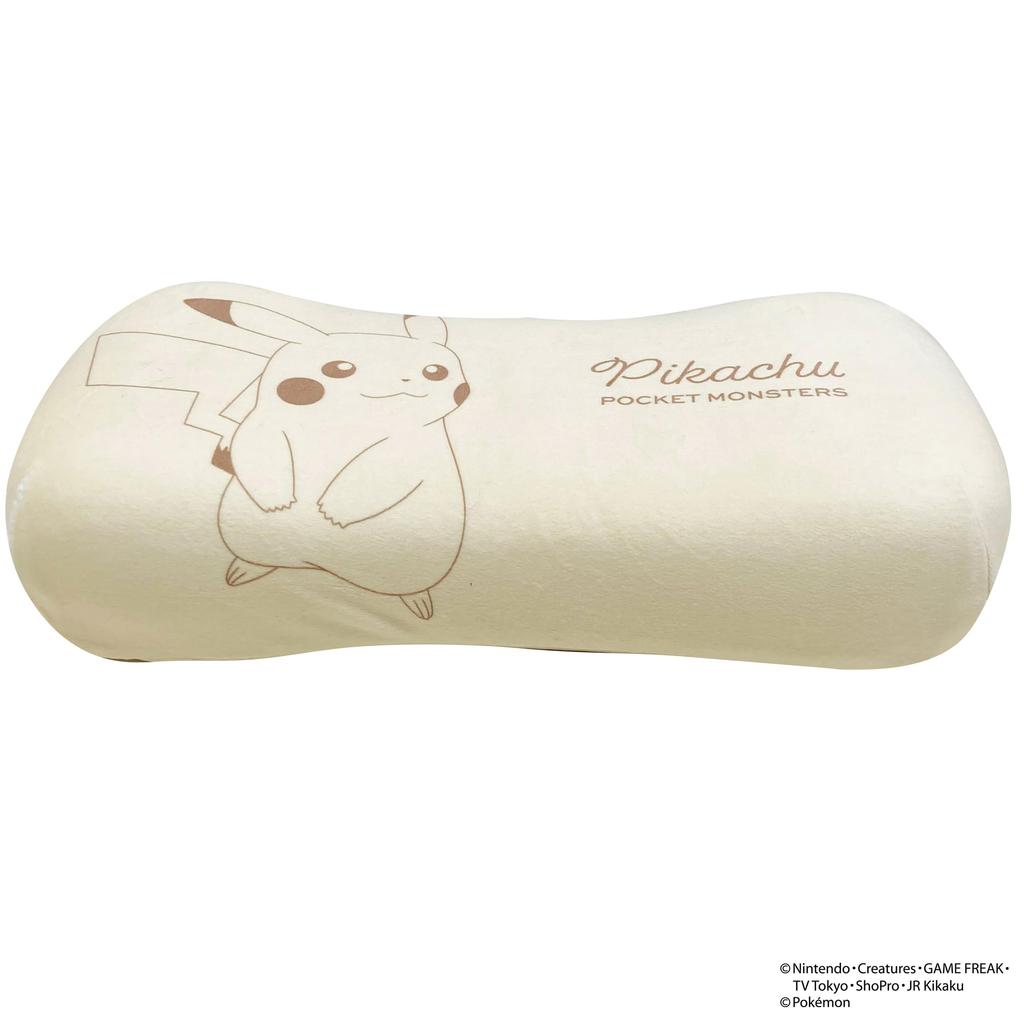 MORIPiLO Morishita подушка с эффектом памяти Pokemon Pikachu 15x31 см, поясничная поддержка, мягкая игрушка, подушка с изображением персонажей Pokemon, пастельно-желтая