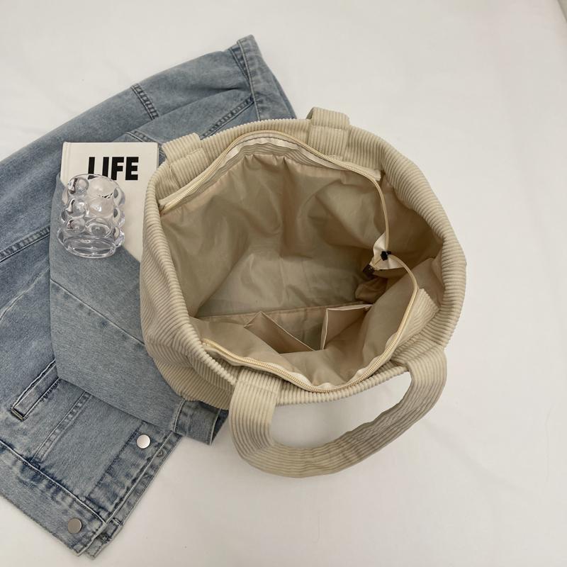 Вельветовая сумка Женская сумка через плечо Большая сумка