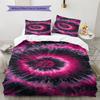 Tie-Dye Pattern Bedding Set Quilt Cover Pillowcase Home Decor Gift (1 * duvet cover + 2 * pillowcase, without core)