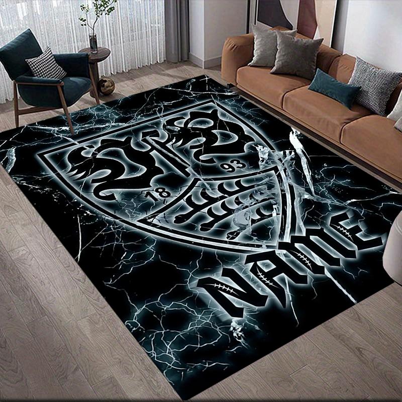 Custom Name,VFB Home Sofa Decoration for Living Room & Bedroom, Non‑Slip Play Flannel Floor Mat for Game Room