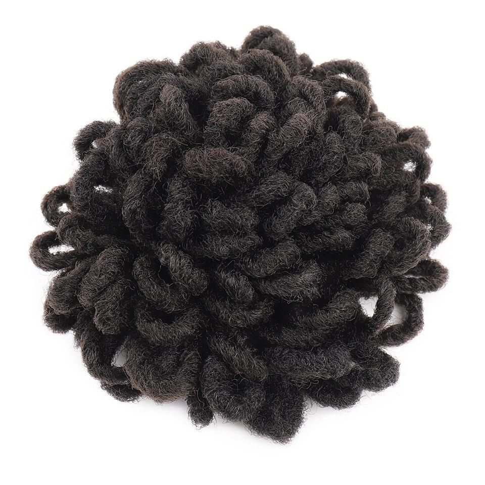 LUPU Синтетические дреды, шиньон, искусственные локоны, пучок для волос, шиньон, заколка для конского хвоста, наращивание волос для чернокожих женщин