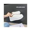 Spring and Summer Small Man Versatile Sports Platform Leather Casual Biscuits Little White Shoes Woman