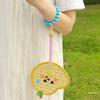 Hand-cranked Pu Fan Bamboo Craft Fan New Handheld Fan  Home Decor