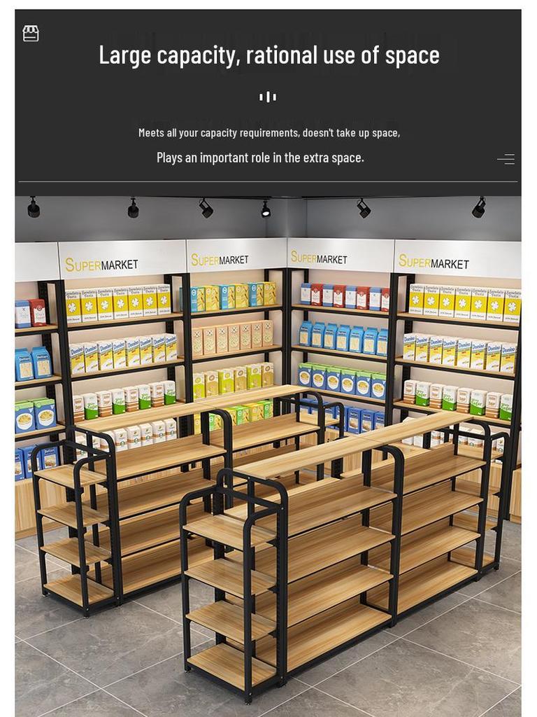 Island Display Stand & Shelf for Cosmetics, Mobile Accessories, Supermarket, and Baby Store