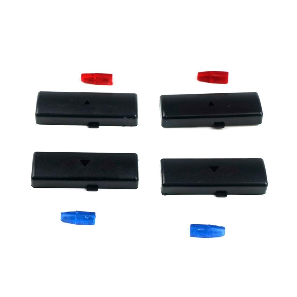 BDP88-13 4 Pcs Air Conditioner Climate Control Panel Up Down Button Cover Set for BMW X5 E53 2000-2006 E39 1996-2003 64116915812
