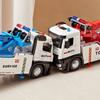 1/18 сплава металла эвакуатор инженерный грузовик прицеп дорожно-спасательная служба игрушки подарок