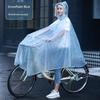 Electric Scooter Raincoat for Women, Single-Person Transparent Full-Body Rain Protection Against Heavy Rain, 2022 New Model Bicycle Riding Poncho