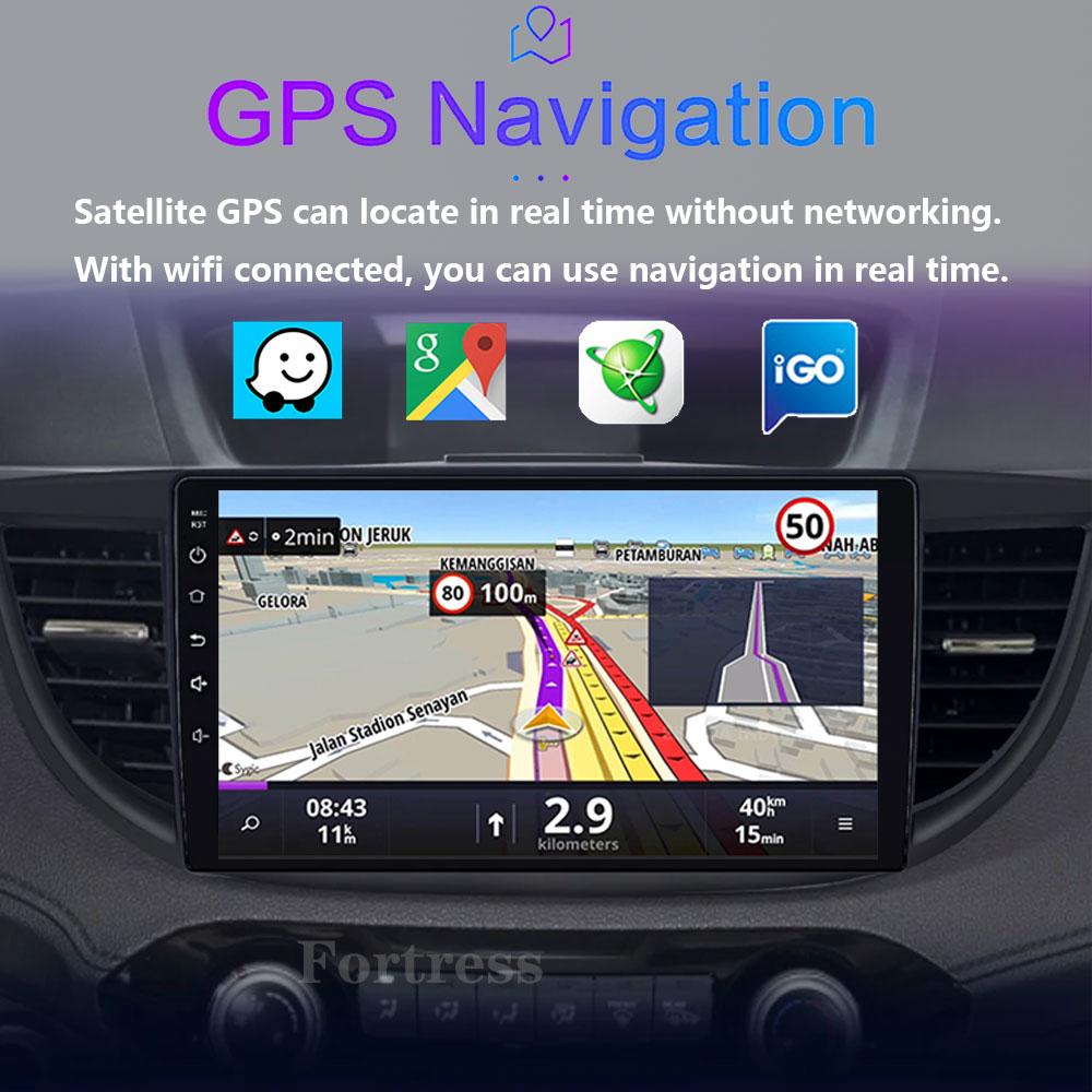 Android 14 для Honda CR-V CRV 2012 - 2015 GPS Carplay Авто Радио Мультимедиа Видео Плеер Стерео WIFI 4G BT RDS 7862S