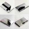 Fashion Stainless Steel Case Pocket Box Business ID Credit Card Holder Cover
