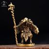 Vintage Brass Sorcerer-bird Statue Desktop Ornaments Home Decorations Crafts Medicine Man Figurines Miniatures Accessories