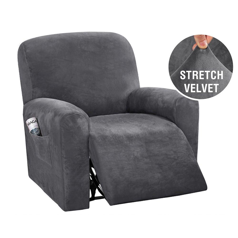 Бархатные чехлы на диван, эластичный протектор для дивана, мягкие чехлы для кресла-реклайнера, Lazy Boy