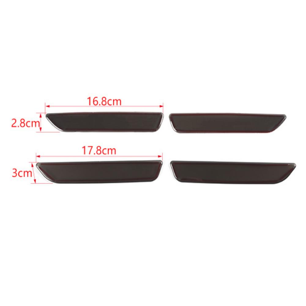 Переднее заднее колесо автомобиля, светильник для бровей, декоративная лампа для Ford Mustang 2010 2011 2012 2013 2014, внешние аксессуары, черный