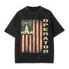 Oversized Washed T Shirt Funny Ham Radio Art Simple T Shirts  Leisure Tshirt For Male Summer Aesthetic Casual Tees
