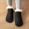 Couple Socks Fashion Pattern Keep Warm Washable Non Slip Knitting Floor Socks for Home