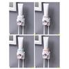Automatic Toothpaste Squeezer Toothbrush Holder Wall Mount Modern Bathroom Toothpaste Tube Extruder Dispenser Squeezing Tool Cup Storage Organizer