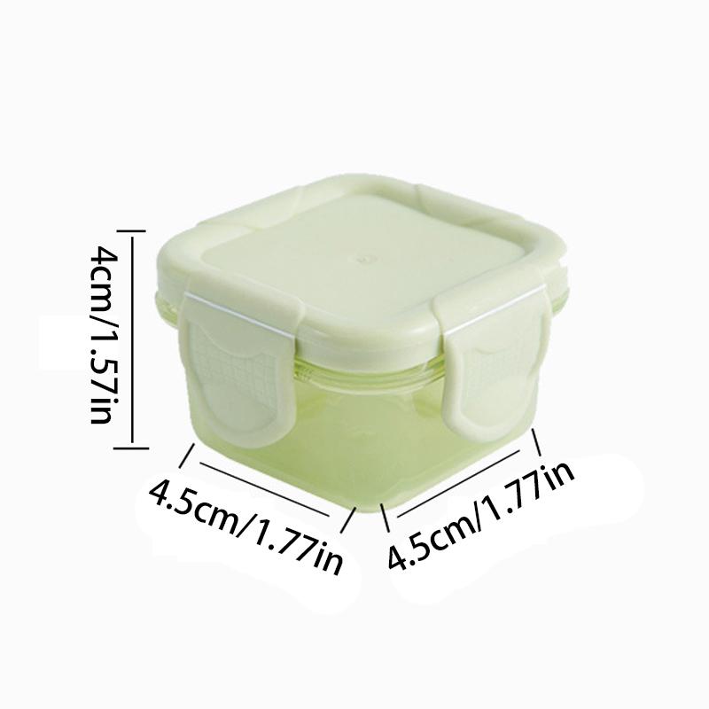 Food Storage Container Small Plastic Moisture-proof Containers Mini Kitchen Storage Box with Leakproof Lid Kitchen Accessories