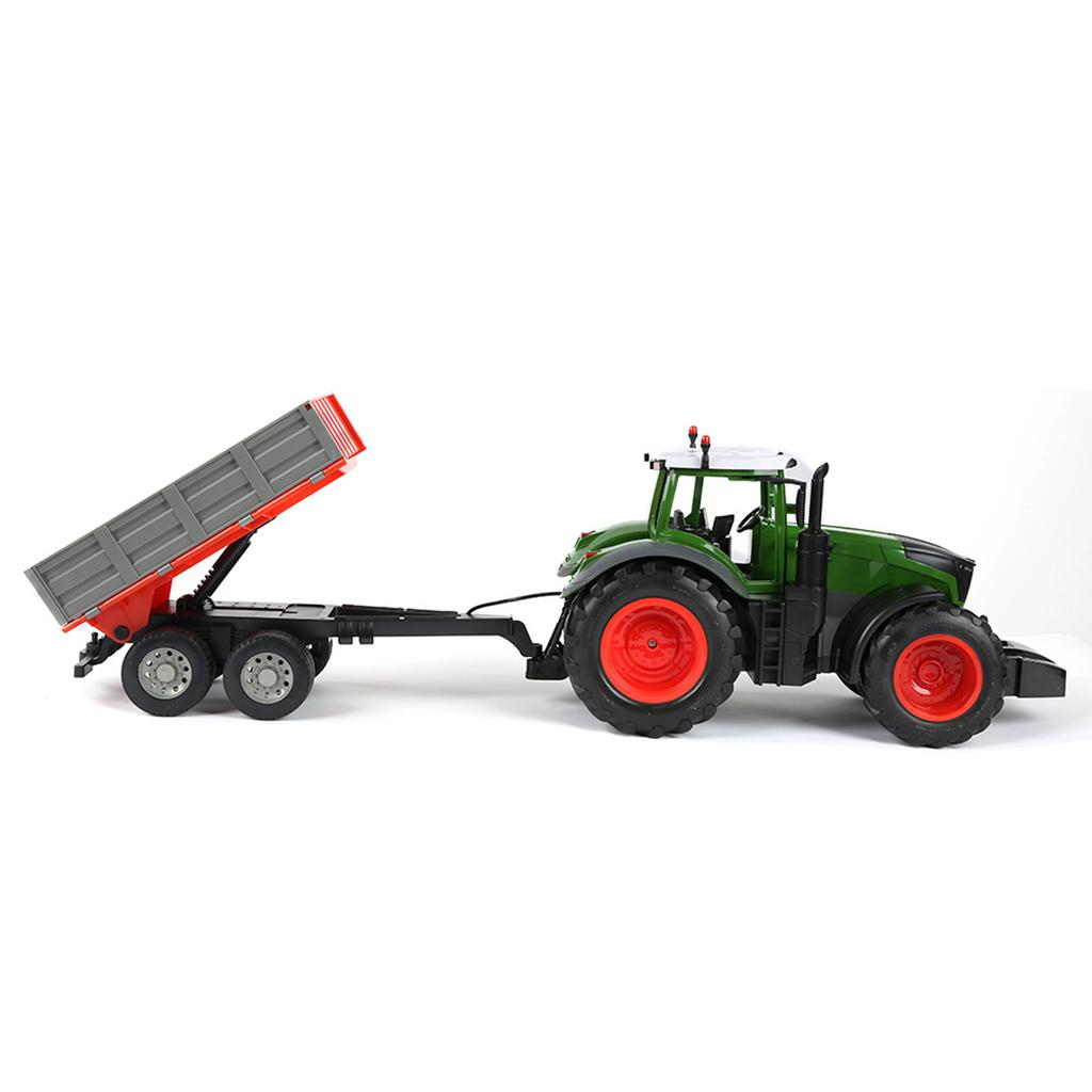 Радиоуправление 2,4 ГГц Фермерский автомобиль Трактор Самосвал Инженерная Внедорожная 1:16 Игрушечная модель радиоуправляемого автомобиля(зеленый )