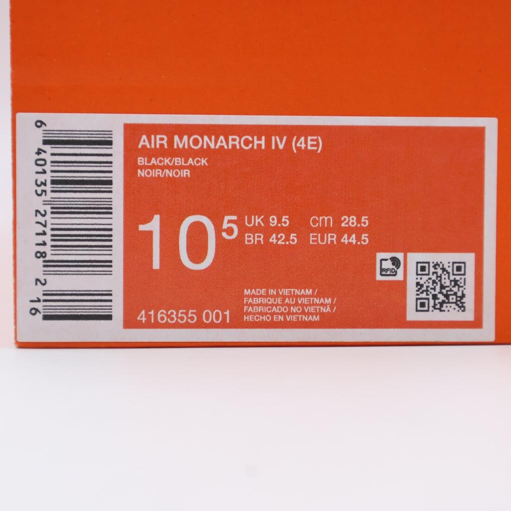416355-001 Nike Air Monarch 4 4E Черный (Сверхширокоугольная) (Мужской)
