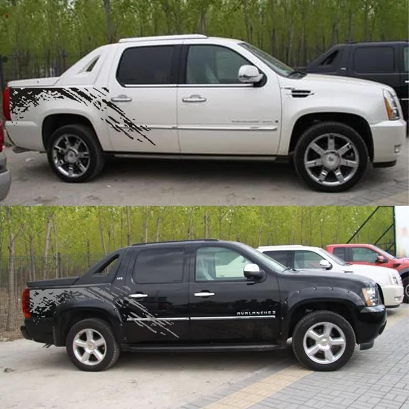 Наклейки на борт пикапа Для Isuzu Dmax Dodge RAM 1500 Toyota Hilux Tacoma VW Amarok Декоративные наклейки на крылья грузовика Автоаксессуары