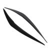 2 Pcs Headlight Eyebrow Glossy Black Trim Left Right Eyelid Trim for 1 Series F20 F21 Facelift