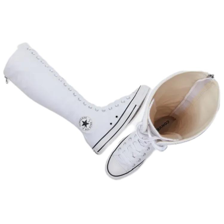 Converse Кеды All Star с высоким верхом Удобные кеды с высоким верхом из парусины Унисекс Белые